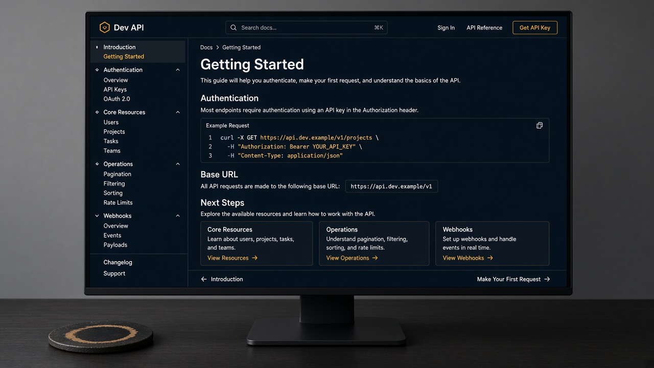 Documentation product workspace with credit meter