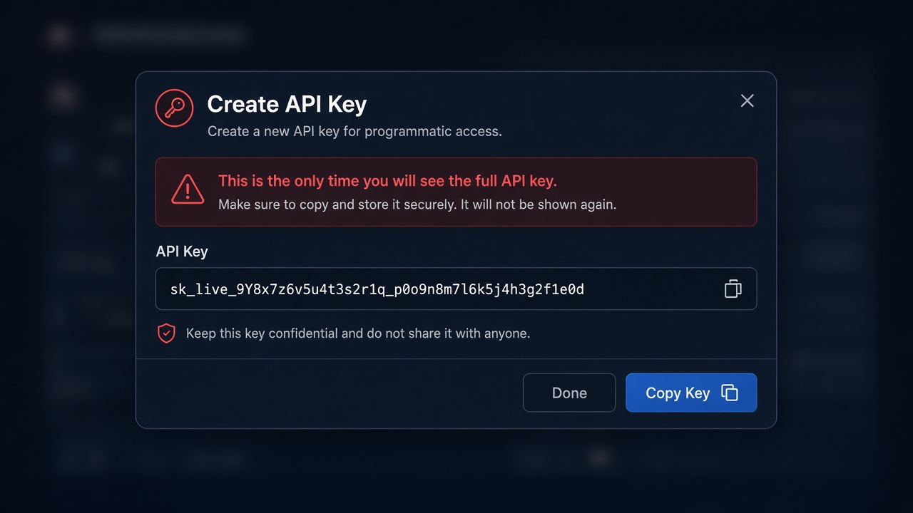API keys spotlight