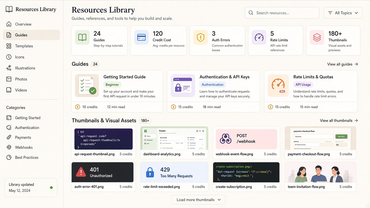 Credit costs resource