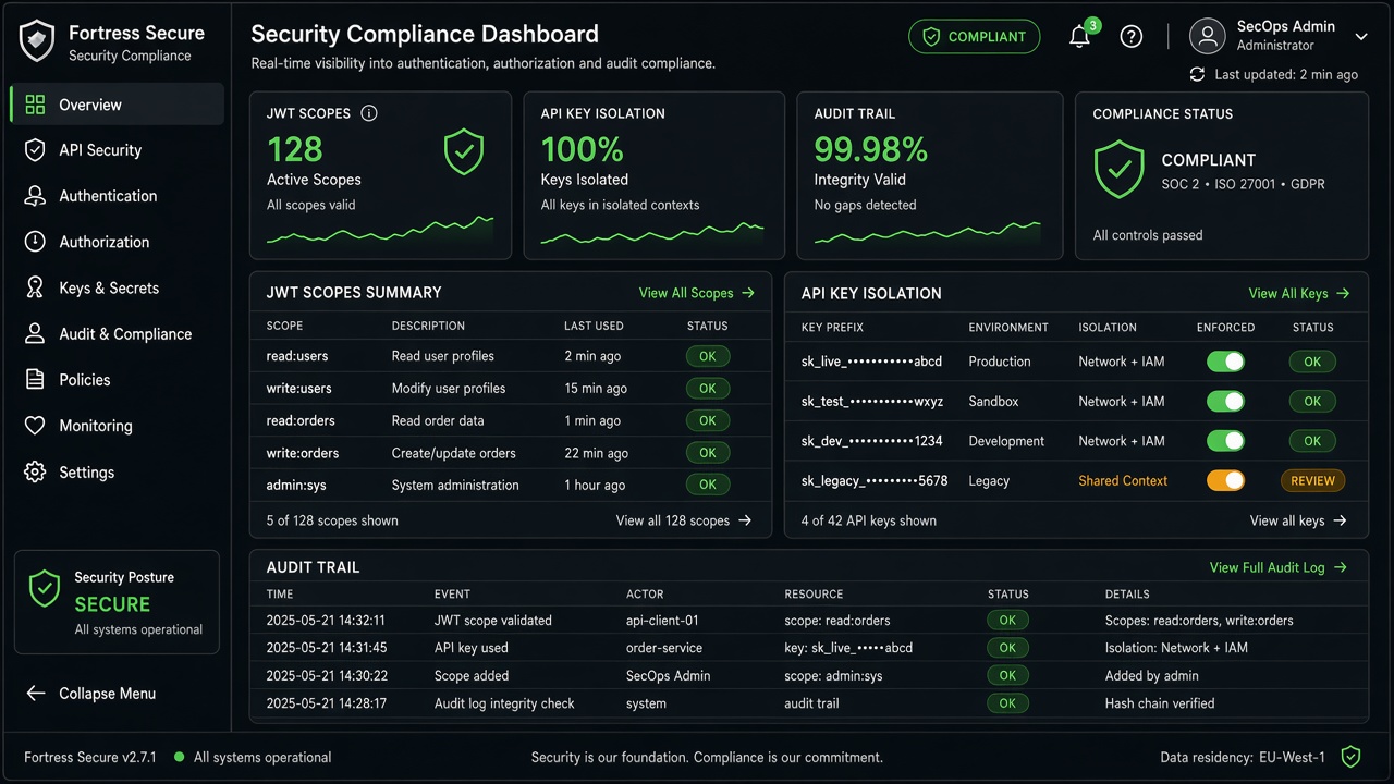 Axix OWL security overview